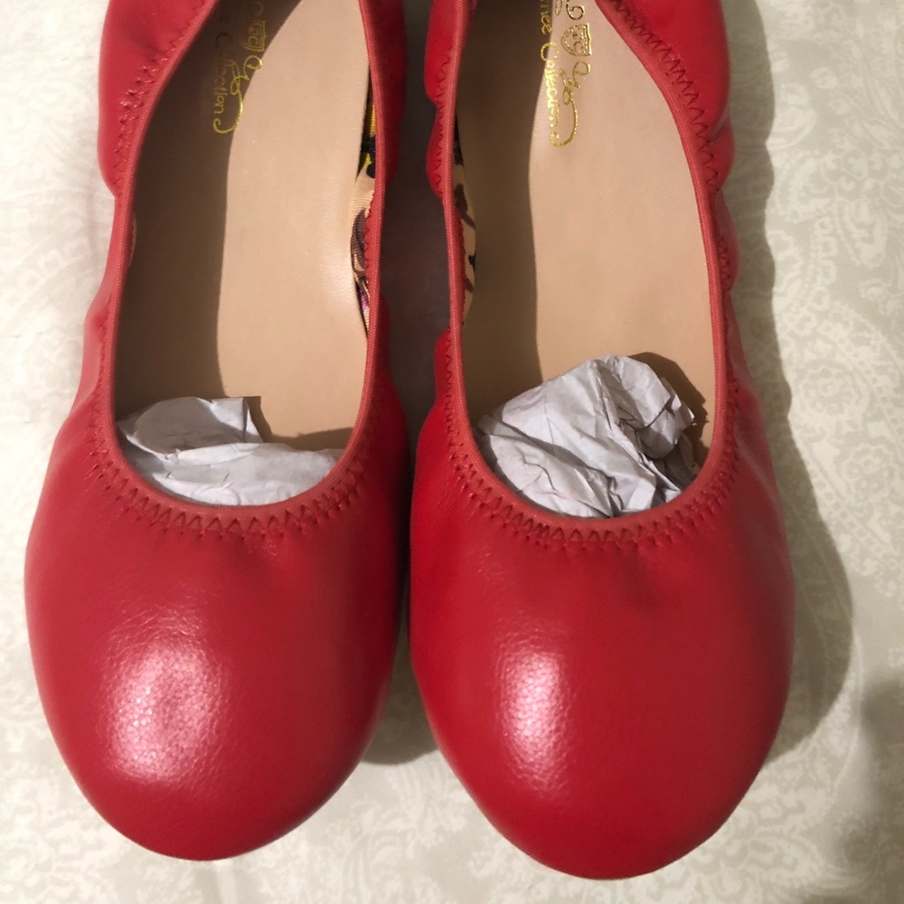 Red Ballet Flats